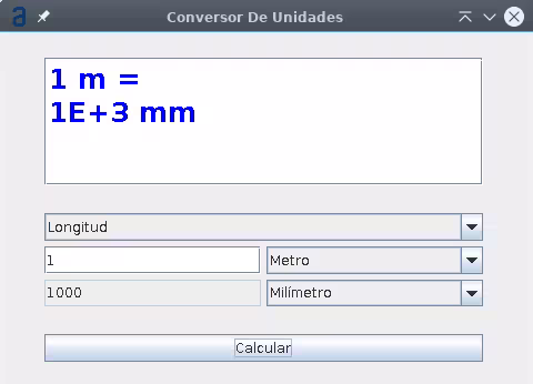 Conversor de Unidades